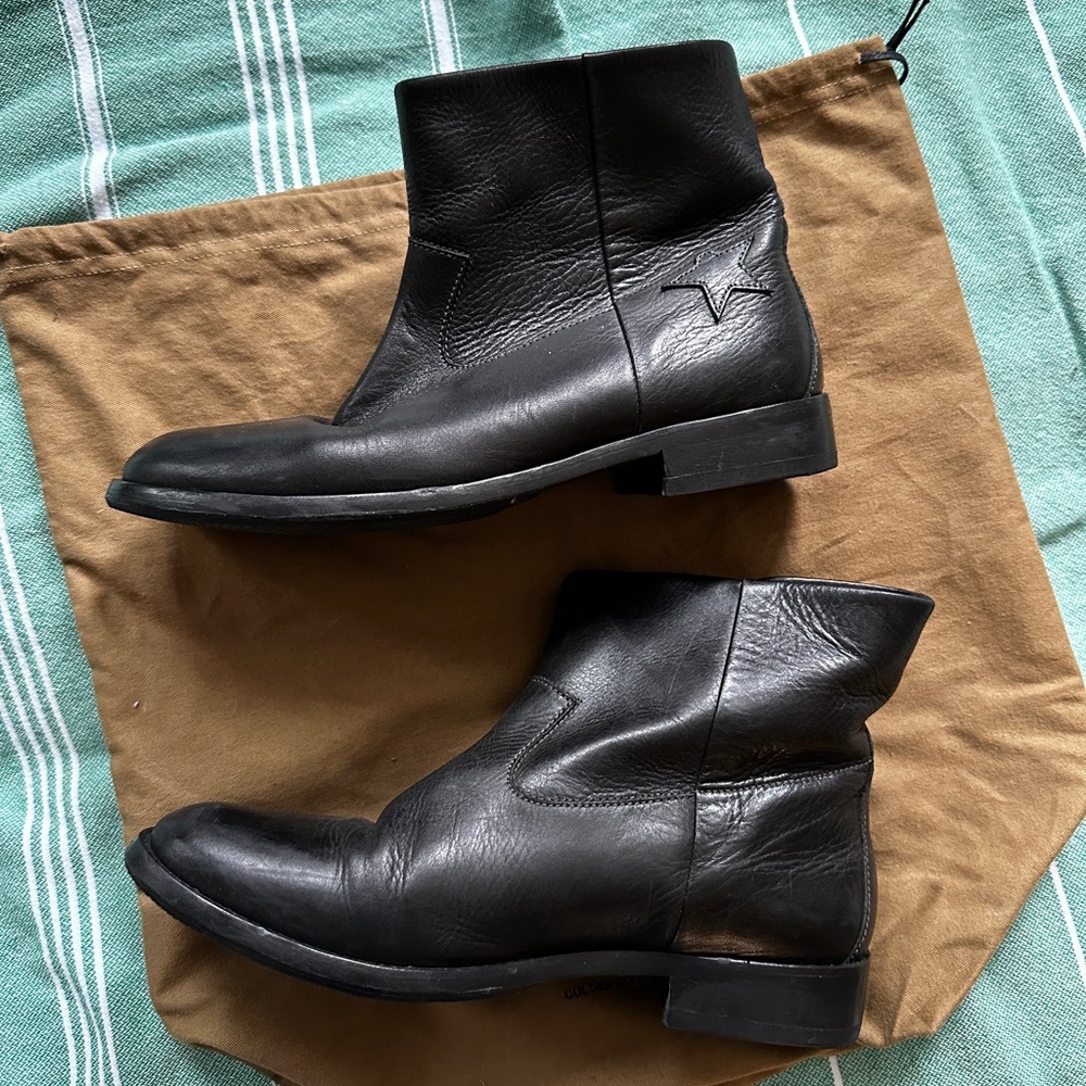 Cropped Golden Goose Boots